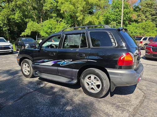 Black Obsidian/Cool Gray Cladding 2003 Hyundai SANTA FE GLS