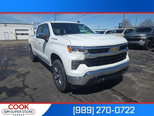 Summit White 2026 Chevrolet Silverado 1500 LT