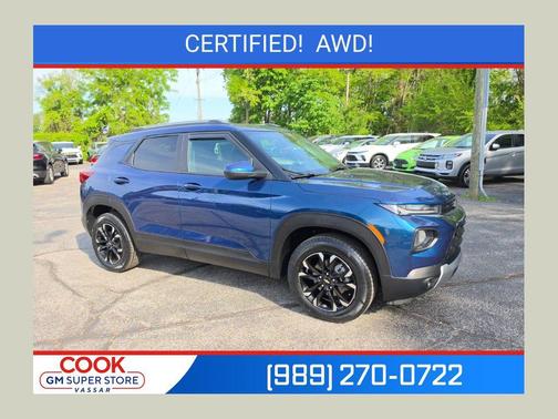 Pacific Blue Metallic 2021 Chevrolet Trailblazer LT