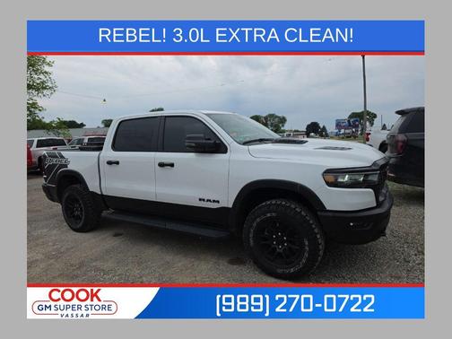 Bright White Clearcoat 2026 RAM 1500 Rebel