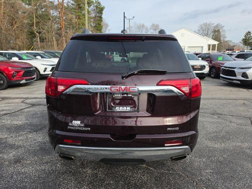 Black Cherry Metallic 2017 GMC Acadia Denali