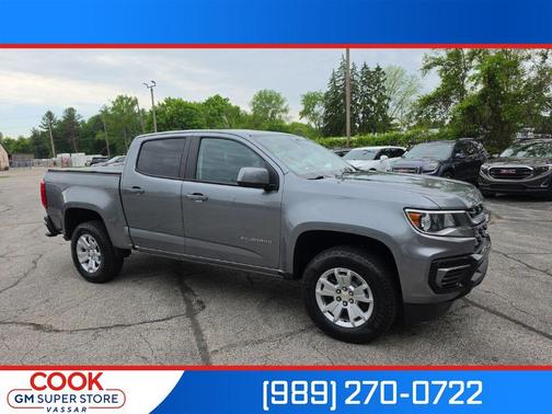Satin Steel Metallic 2022 Chevrolet Colorado LT