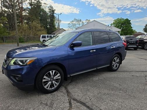 Caspian Blue 2017 Nissan Pathfinder SV