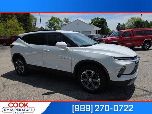 Summit White 2024 Chevrolet Blazer 2LT