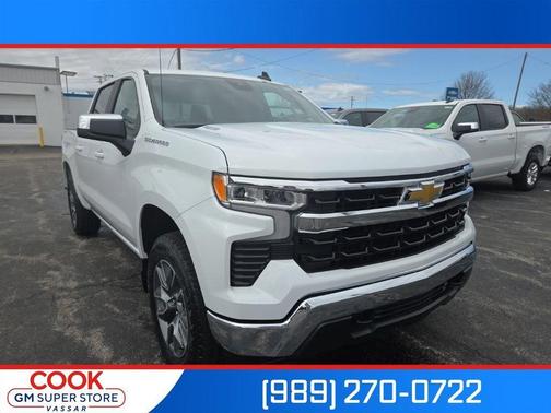Summit White 2026 Chevrolet Silverado 1500 LT