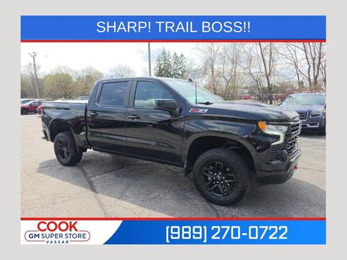Black 2022 Chevrolet Silverado 1500 LT Trail Boss