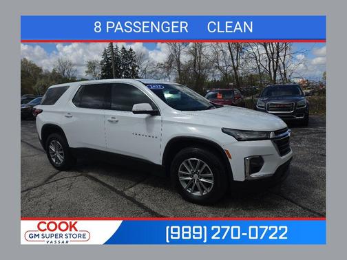 Summit White 2023 Chevrolet Traverse LS