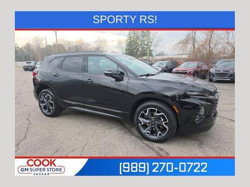 Black 2022 Chevrolet Blazer RS
