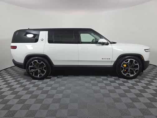 Glacier White 2023 Rivian R1S Adventure