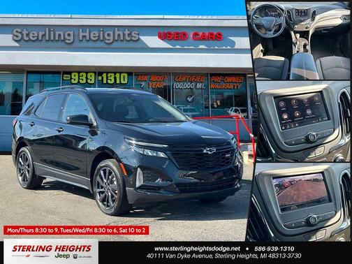 Black Metallic 2024 Chevrolet Equinox RS