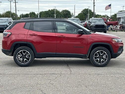 Red 2026 Jeep Compass Trailhawk