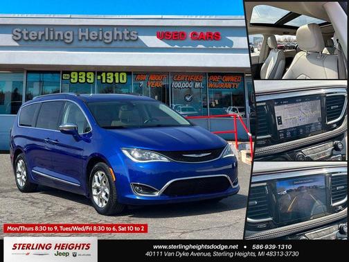 Ocean Blue Metallic 2020 Chrysler Pacifica Limited