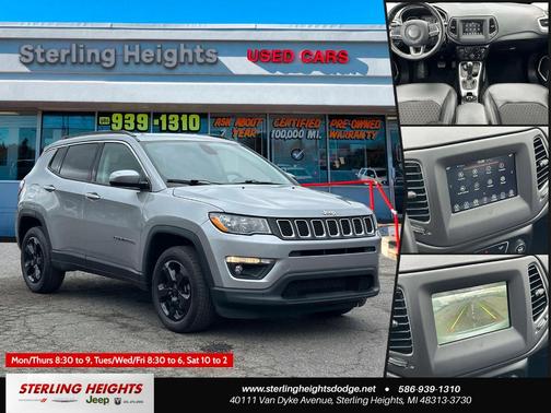 Billet Silver Metallic Clearcoat 2019 Jeep Compass Latitude