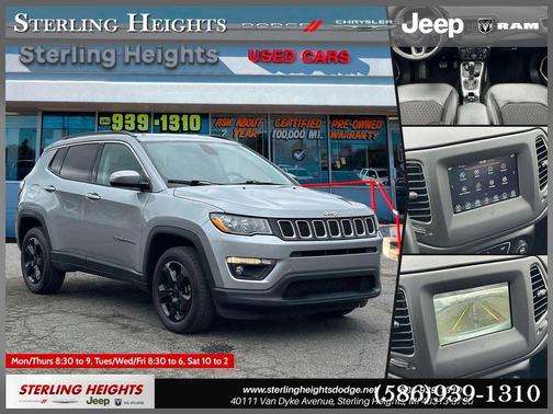 Billet Silver Metallic Clearcoat 2019 Jeep Compass Latitude