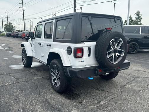 Bright White Clearcoat 2024 Jeep Wrangler 4xe Sport