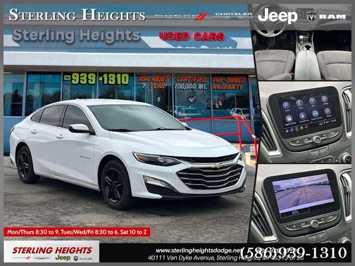 Summit White 2023 Chevrolet Malibu LT