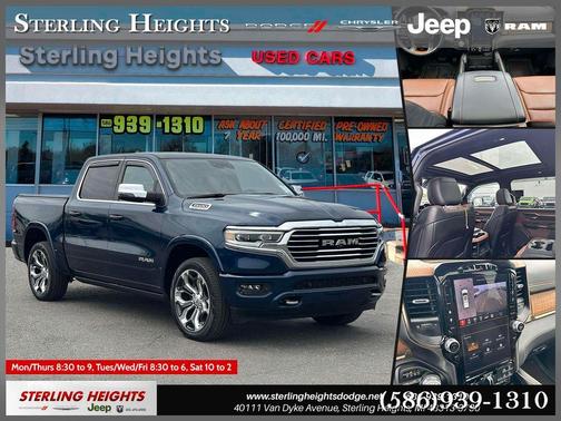 Patriot Blue Pearlcoat 2024 RAM 1500 Longhorn