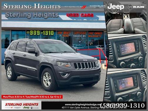 Granite Crystal Clearcoat Metallic 2014 Jeep Grand Cherokee Laredo