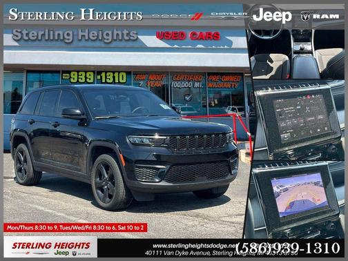Diamond Black 2023 Jeep Grand Cherokee Altitude