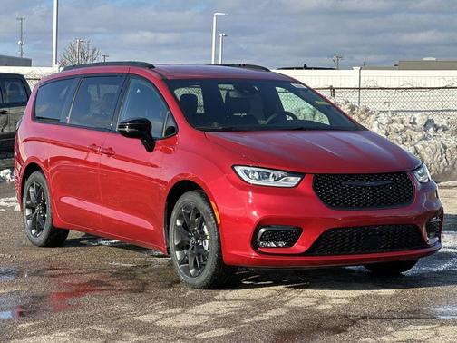 Red 2026 Chrysler Pacifica Select
