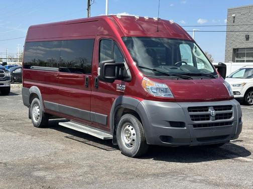 Deep Cherry Red Crystal Pearlcoat 2018 RAM ProMaster 2500 Window Van High Roof