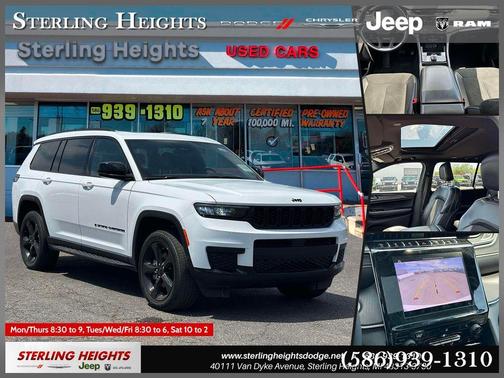 Bright White Clearcoat 2024 Jeep Grand Cherokee L Laredo
