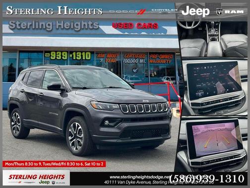 Granite Crystal Clearcoat Metallic 2022 Jeep Compass Limited