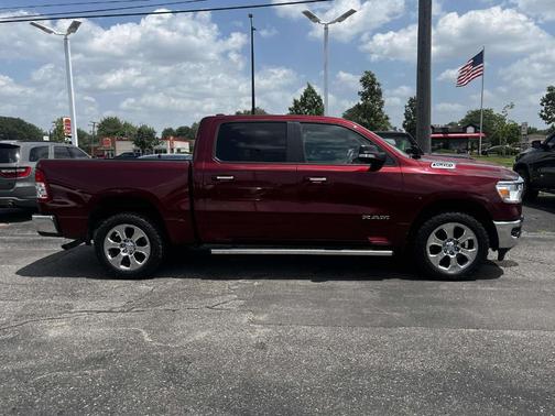 Red 2019 RAM 1500 Big Horn