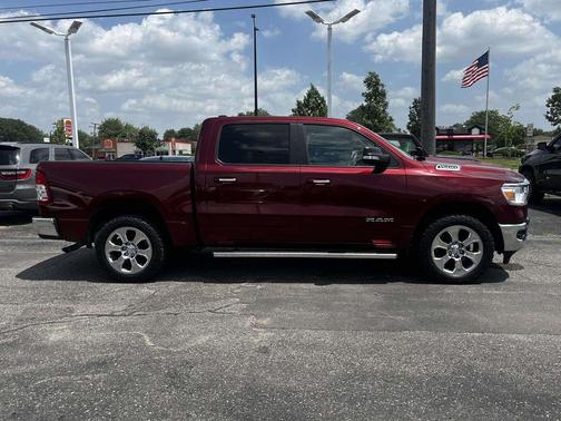 Red 2019 RAM 1500 Big Horn