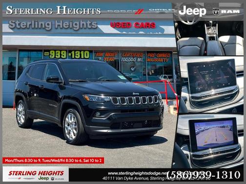 Diamond Black 2024 Jeep Compass Latitude Lux