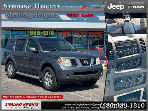 Storm Gray Metallic 2006 Nissan Pathfinder SE