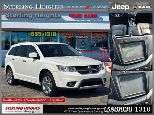 White 2011 Dodge Journey Lux
