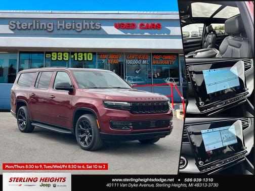 Velvet Red Pearlcoat 2024 Jeep Wagoneer L Series II