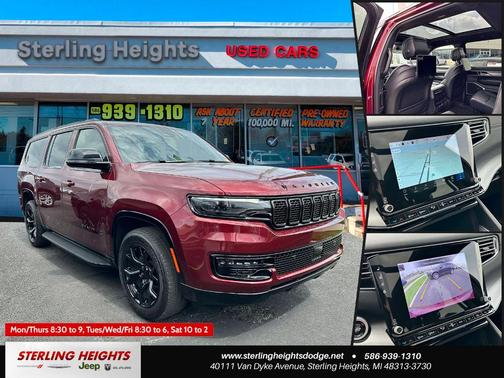 Velvet Red Pearlcoat 2024 Jeep Wagoneer L Series II