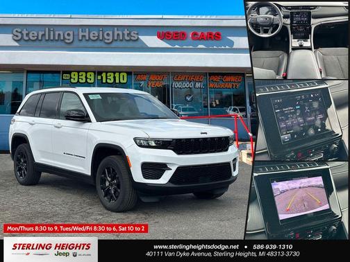Bright White Clearcoat 2024 Jeep Grand Cherokee Laredo
