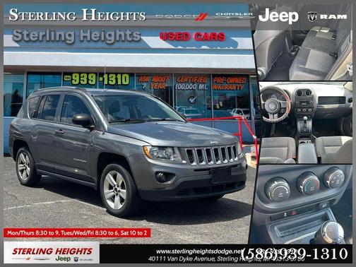 Mineral Gray Metallic 2012 Jeep Compass Sport