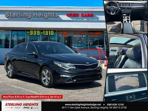 Ebony Black 2019 Kia Optima S
