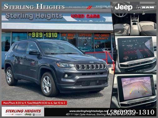 Granite Crystal Clearcoat Metallic 2023 Jeep Compass Latitude