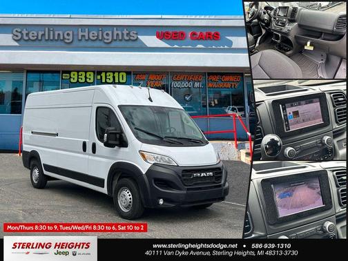 Bright White Clearcoat 2026 RAM ProMaster 2500 High Roof