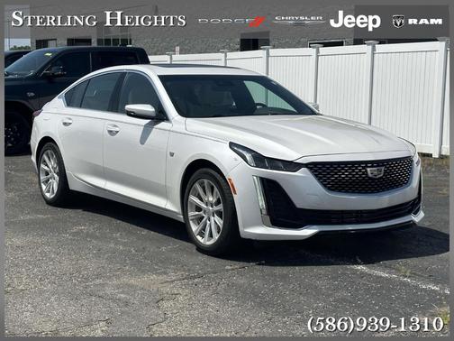 Crystal White 2020 Cadillac CT5 Luxury AWD