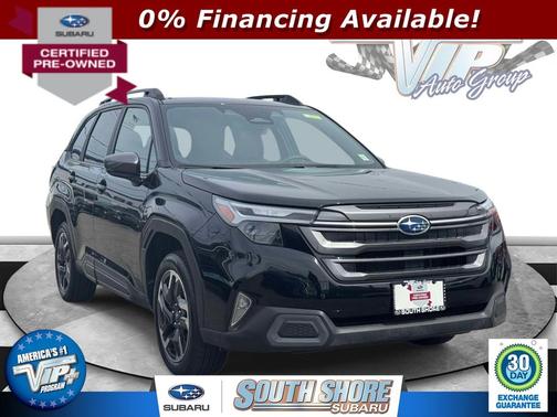 Crystal Black Silica 2025 Subaru Forester Limited