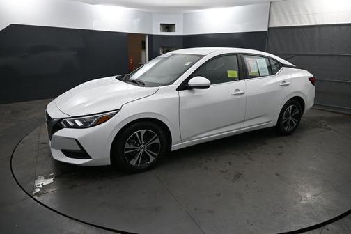 Aspen White 2023 Nissan Sentra SV