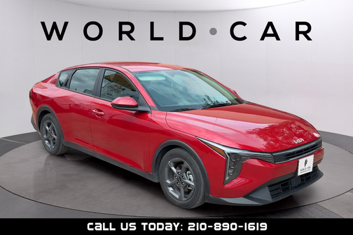 Currant Red 2025 Kia K4 LXS w/ Smart Key, Lane Assist,