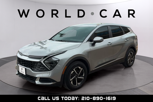 Steel Gray 2025 Kia Sportage Hybrid LX w/ Remote Keyless Entry, Rear