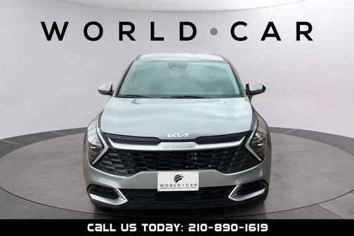 Steel Gray 2025 Kia Sportage Hybrid LX w/ Remote Keyless Entry, Rear