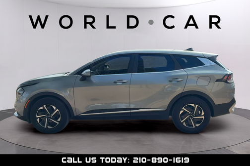 Steel Gray 2025 Kia Sportage Hybrid LX w/ Remote Keyless Entry, Rear
