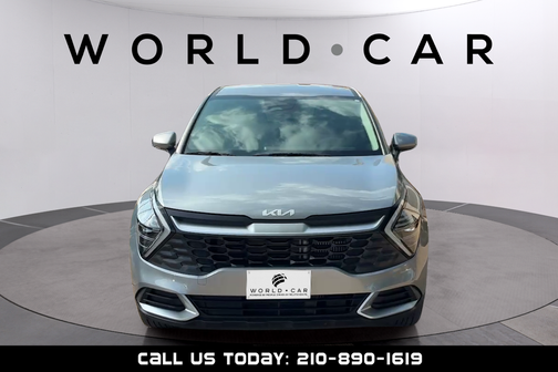 Steel Gray 2025 Kia Sportage Hybrid LX w/ Remote Keyless Entry, Rear