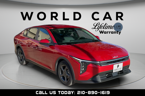 Currant Red 2025 Kia K4 LXS w/ Smart Key, Remote Start, Smart