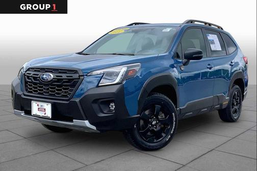 Geyser Blue 2022 Subaru Forester Wilderness