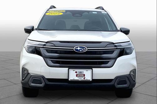 Crystal White Pearl 2025 Subaru Forester Hybrid Limited